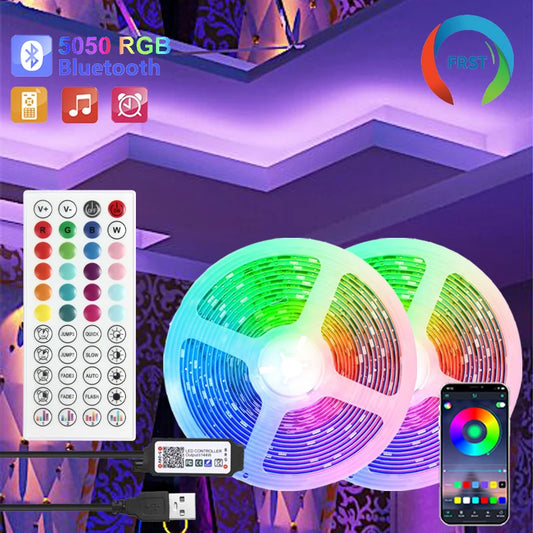 Bande LED RGB 5050 Bluetooth – Ambiance Lumineuse Connectée