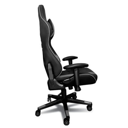 Chaise Gaming Ergonomique à Dossier Haut – Rotation 360°, Support Lombaire, Repose-Pieds Intégré