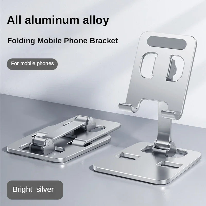 Support de Téléphone Pliable en Aluminium – Élégant & Robuste