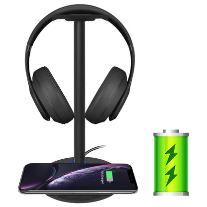 Support Casque Gaming RGB New Bee Z8 – Base Antidérapante + 2 Ports USB