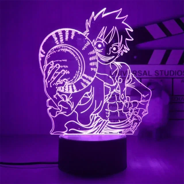 Veilleuse LED 3D One Piece – Luffy, Zoro, Nami & plus | Cadeau Anime