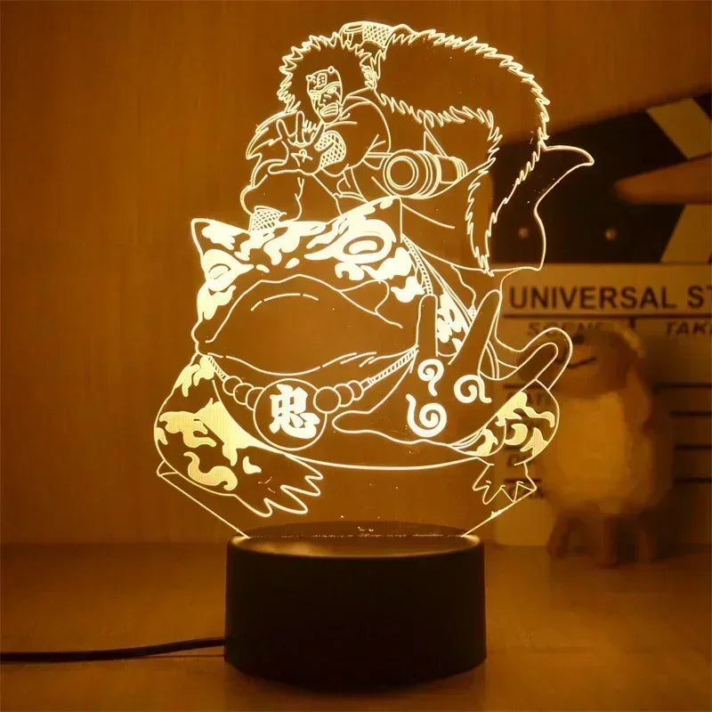 Veilleuse LED 3D Naruto – Lampe d’Ambiance Manga