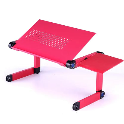 Support Bureau Ergonomique Réglable pour Ordinateur Portable – Aluminium 360° avec Tapis de Souris