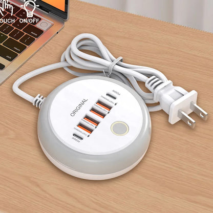 Prise Multiport USB Type-C 50W – Charge Rapide et Efficace