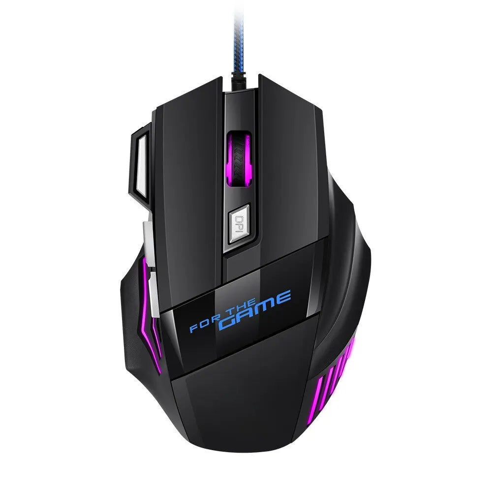Souris Gamer Filaire RGB – 7D Ergonomique | USB Hyperspeed | PC & Laptop