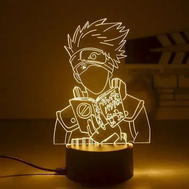 Veilleuse LED 3D Naruto – Lampe d’Ambiance Manga
