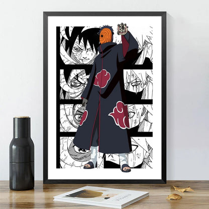 Affiche Murale Naruto Shippuden – Décoration Anime pour Chambre & Salon
