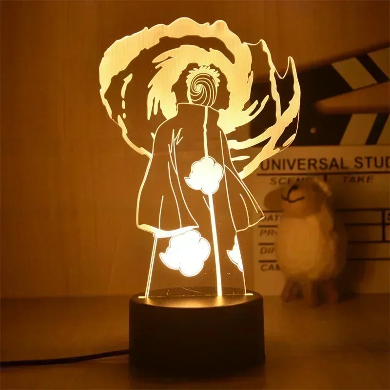 Veilleuse LED 3D Naruto – Lampe d’Ambiance Manga
