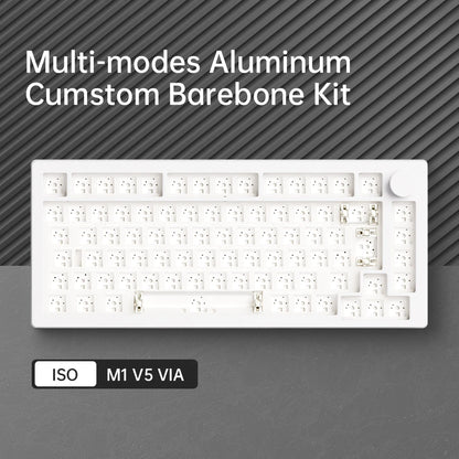 Akko MonsGeek M1 V5 – Clavier mécanique Barebone 75% Tri-Mode, VIA Compatible, Échange à chaud, RGB, Batterie 8000 mAh