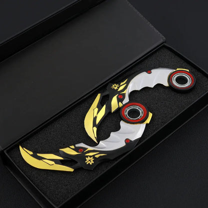 Karambit Rotatif – Réplique Valorant Champions 2021 | Métal | Cosplay & Décoration