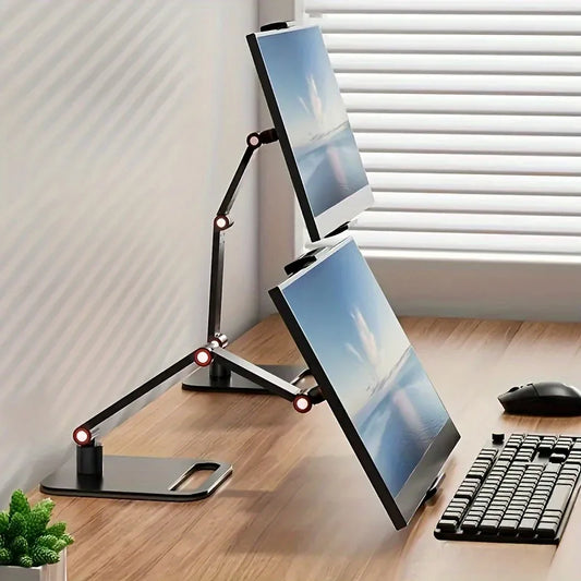 Support de Moniteur Universel Réglable – Ergonomie & Gain de Place