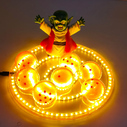 Figurine LED Dragon Ball – Set Boules de Cristal avec Dende | Éclairage Déco Anime