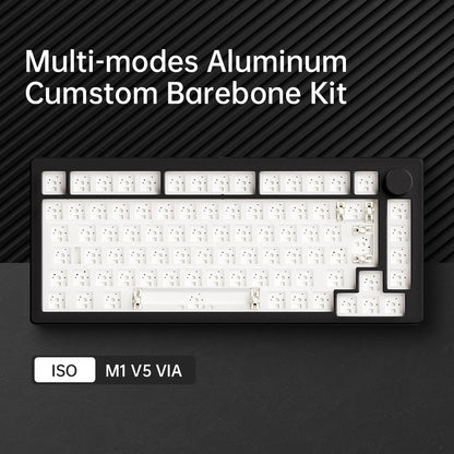 Akko MonsGeek M1 V5 – Clavier mécanique Barebone 75% Tri-Mode, VIA Compatible, Échange à chaud, RGB, Batterie 8000 mAh