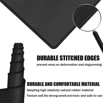 Tapis de souris XXL Minimaliste – Gaming & Bureau | Design épuré | Antidérapant